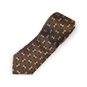 Robert Talbott Best of Class Woven Silk Brown & Blue Men's Tie
